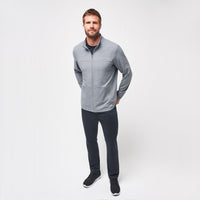 Travis Mathew Valley View Full Reißverschluss -Golfjacke - Heather Grey