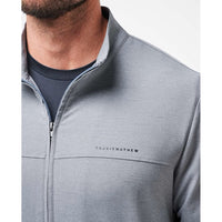 Travis Mathew Valley View Full Reißverschluss -Golfjacke - Heather Grey