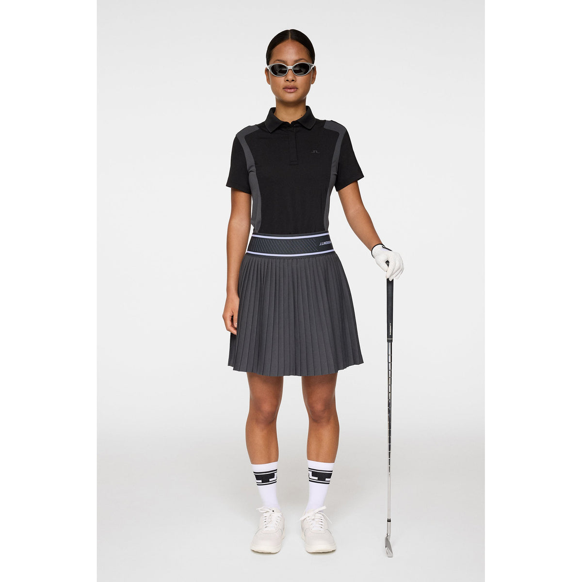 J. Lindeberg Women's Twiggy Golf Rock - Asphalt