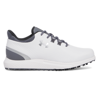 Under Armour Drive Medal Stickeless Golfschuhgolfschuhe - Weiß/Titan Grey/Metallic Silber