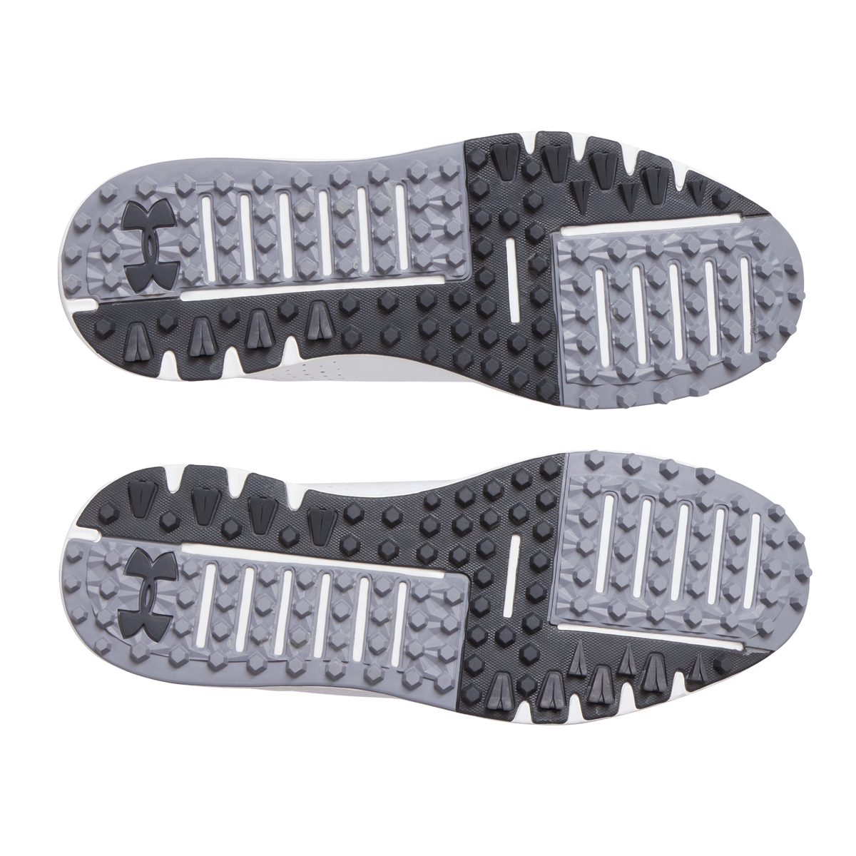 Under Armour Drive Medal Stickeless Golfschuhgolfschuhe - Weiß/Titan Grey/Metallic Silber