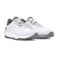 Under Armour Drive Pro Spikeless Golfschuhe - Weiß/Metallic Gun Metal