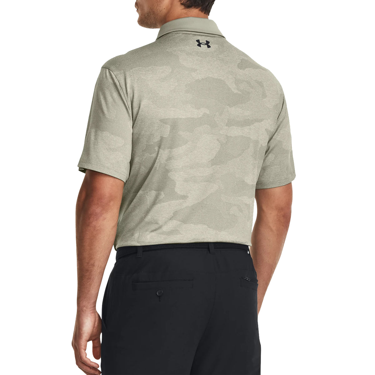 Under Armour Playoff 2.0 Jacquard Golf Polo -Hemd - Grove Green/Olive Tint