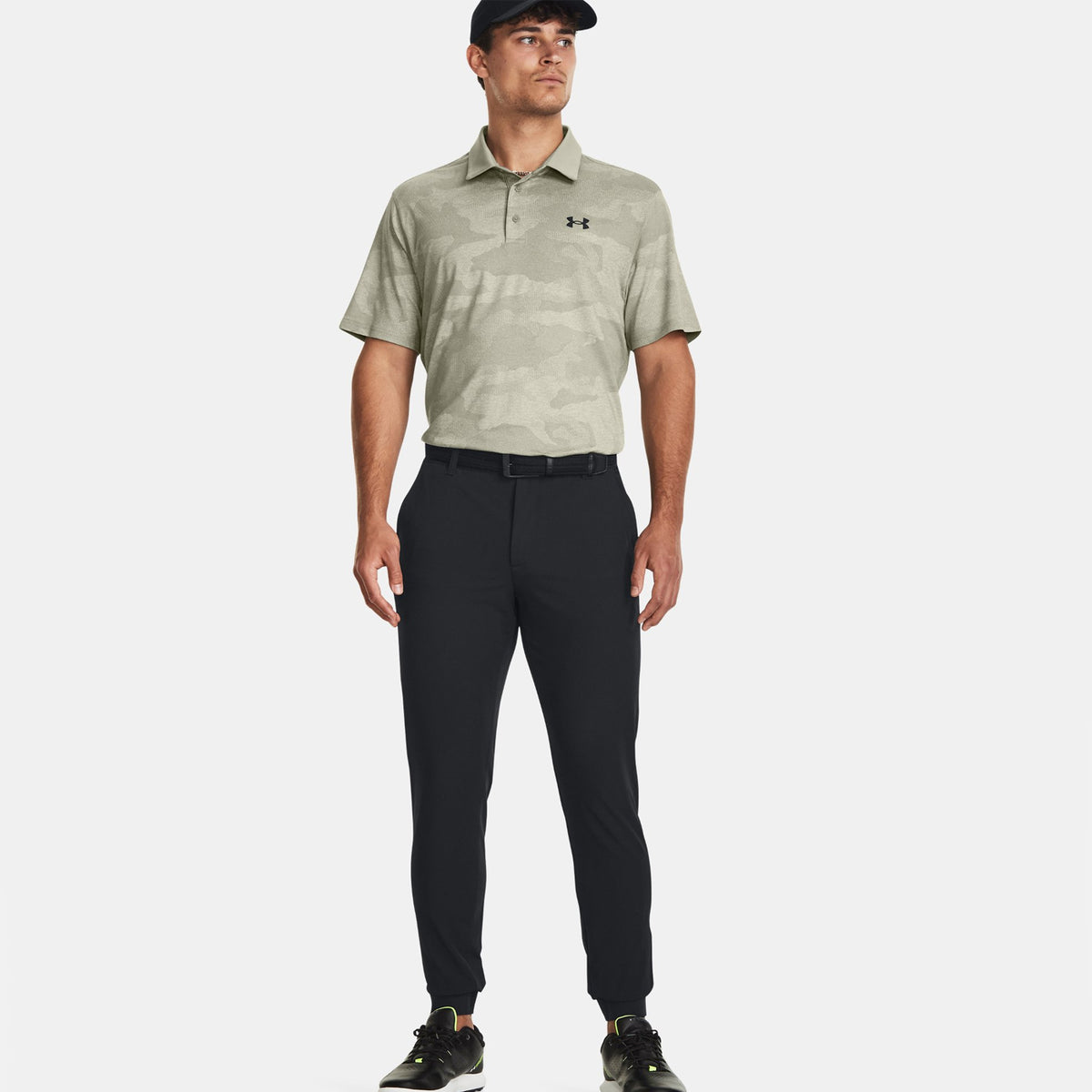 Under Armour Playoff 2.0 Jacquard Golf Polo -Hemd - Grove Green/Olive Tint