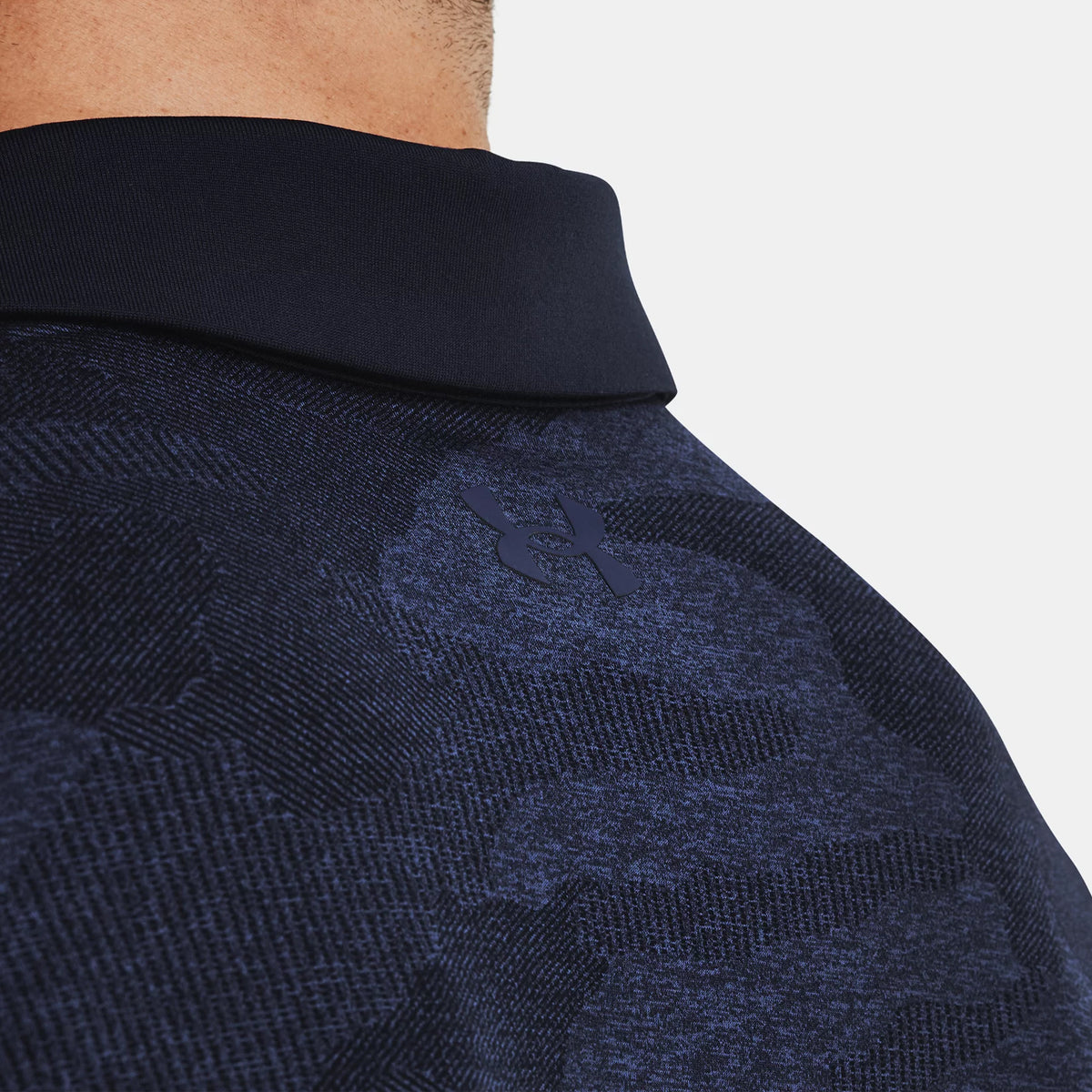 Under Armour Playoff 2.0 Jacquard Golf Polo Shirt - Mitternacht Marine