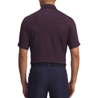 Under Armour Playoff 3.0 Stripe Polo Golfhemd - Mitternachtsmarine/dunkler Kastanienbraun