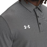 Under Armour Playoff Stripe Golf-Poloshirt – Mitternachtsmarine/Weiß