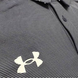 Under Armour Playoff Stripe Golf-Poloshirt – Mitternachtsmarine/Weiß