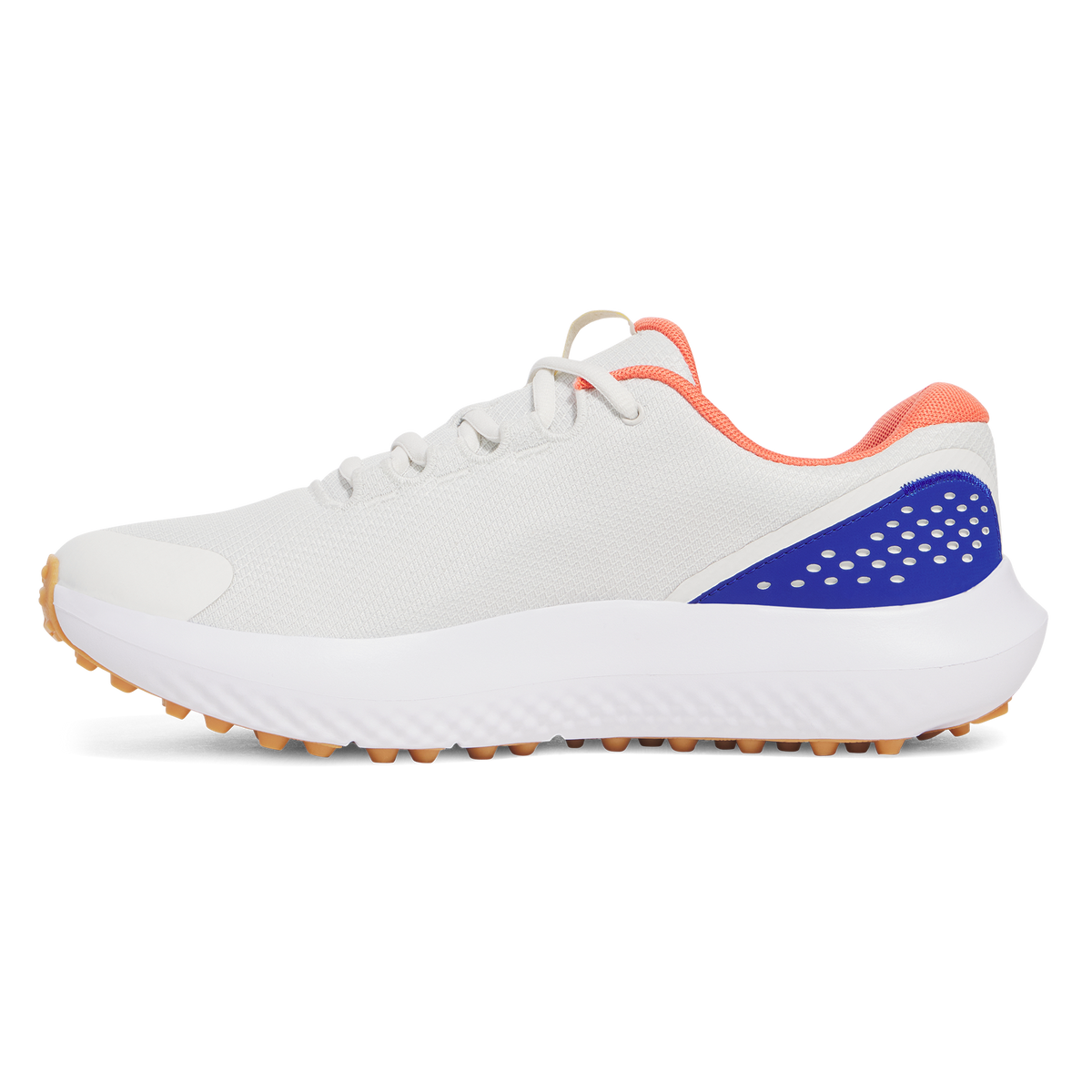 Under Armour Surge Spikeless Golf Shoes - White Clay/Royale