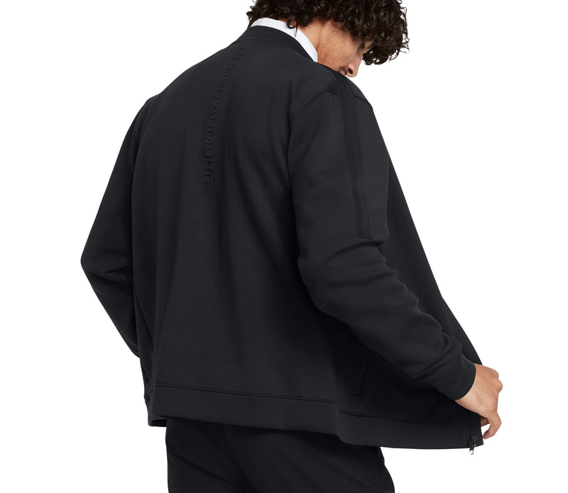 Under Armor Tour Tipps fz wasserfeste Golfbomberjacke - Schwarz / Weiß