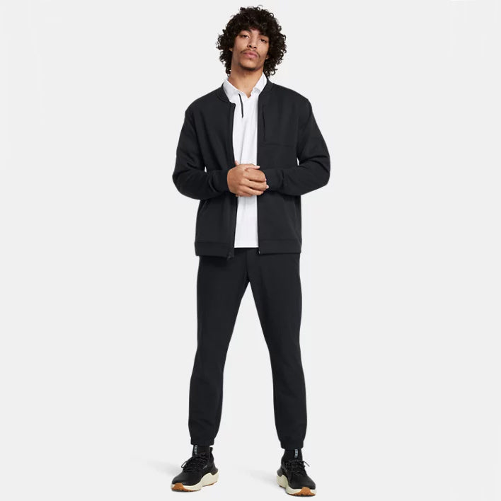 Under Armor Tour Tipps fz wasserfeste Golfbomberjacke - Schwarz / Weiß