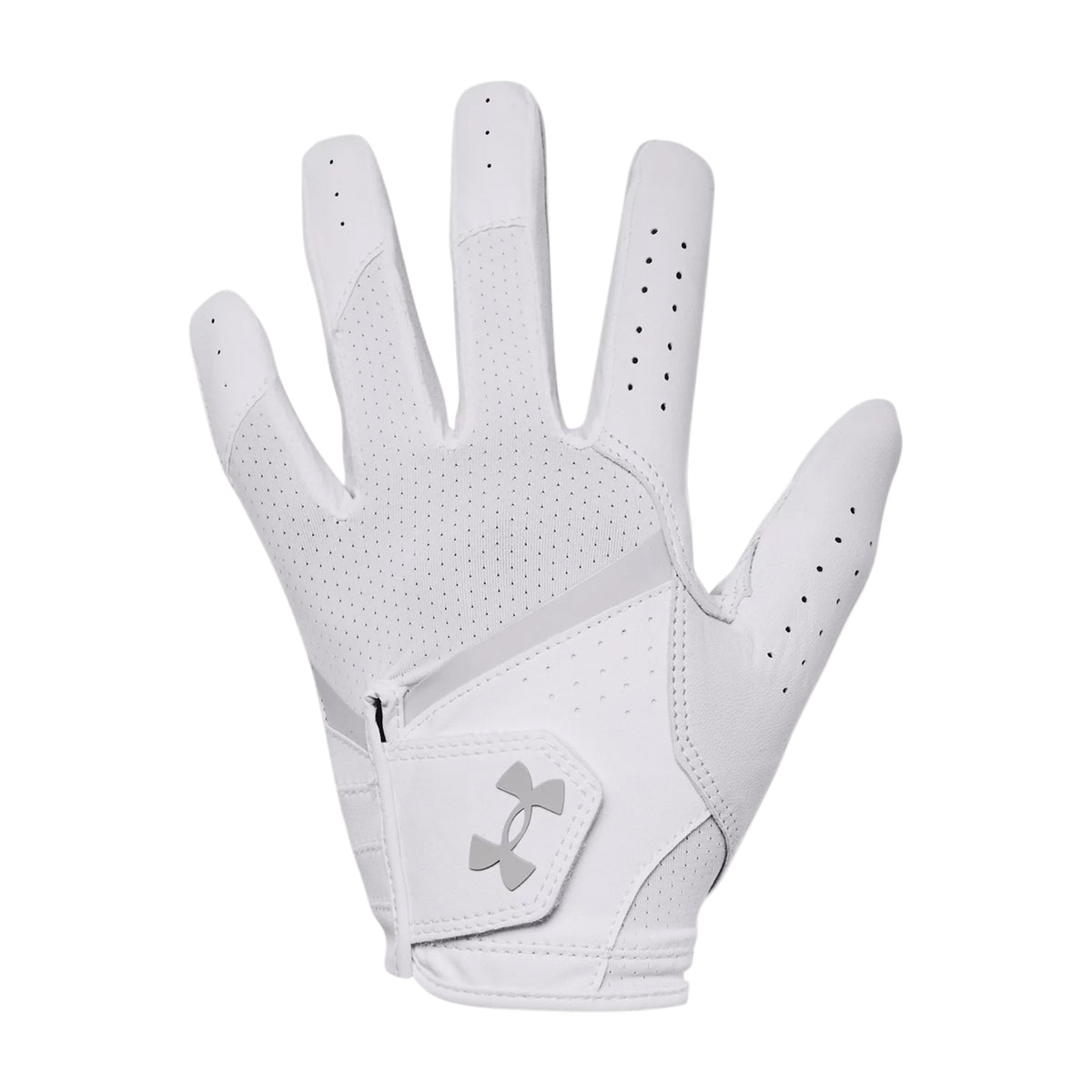 Under Armour Damen -Iso -Chill Linksgolfhandschuh - Weiß/Halo Grey