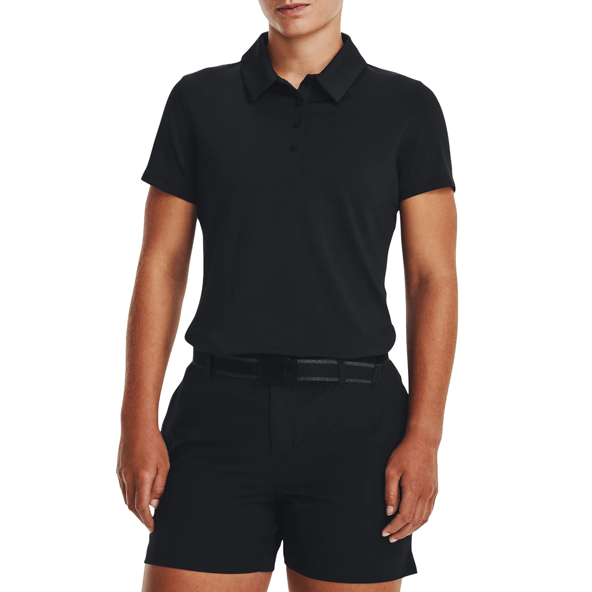 Under Armour Damen Playoff Golf Polo Shirt - Schwarz