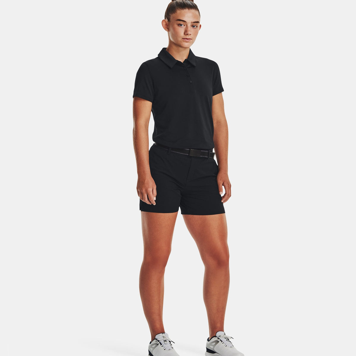 Under Armour Damen Playoff Golf Polo Shirt - Schwarz