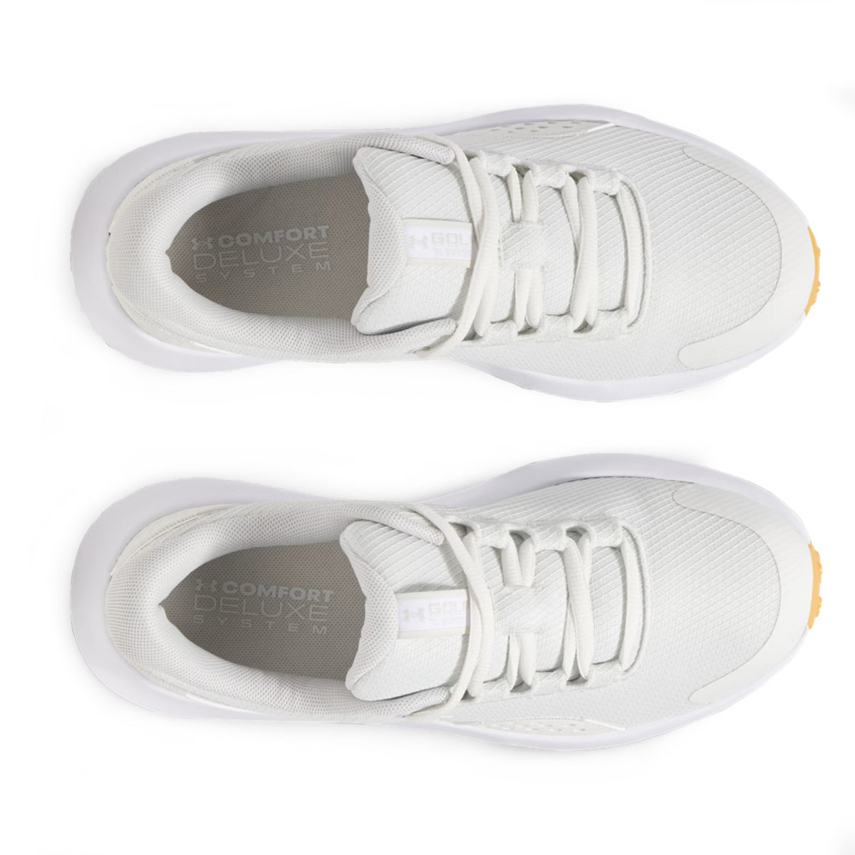 Under Armour Damen Surge Stippeless Golfschuhe - weißer Ton/Weiß