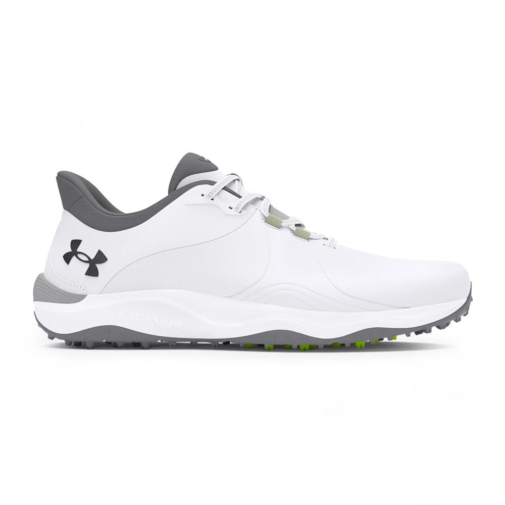 Under Armour Drive Pro Spikeless Golfschuhe - Weiß/Metallic Gun Metal