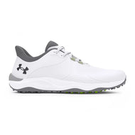 Under Armour Drive Pro Spikeless Golfschuhe - Weiß/Metallic Gun Metal