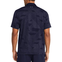 Under Armour Playoff Geo Jacquard Golf Polo Shirt - Mitternacht Marine