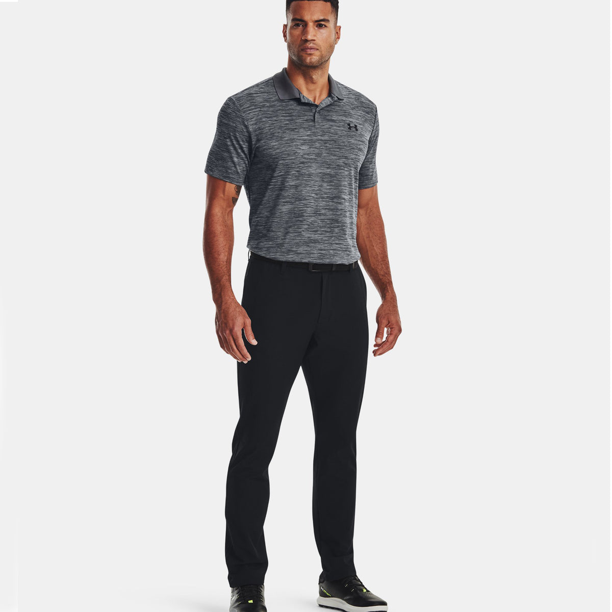 Under Armour Performance 3.0 Golfhemd - Pitch Grey
