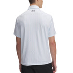 Under Armour Playoff 3.0 gedrucktes Polo -Golfhemd - Stream/Weiß