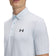 Under Armour Playoff 3.0 gedrucktes Polo -Golfhemd - Stream/Weiß