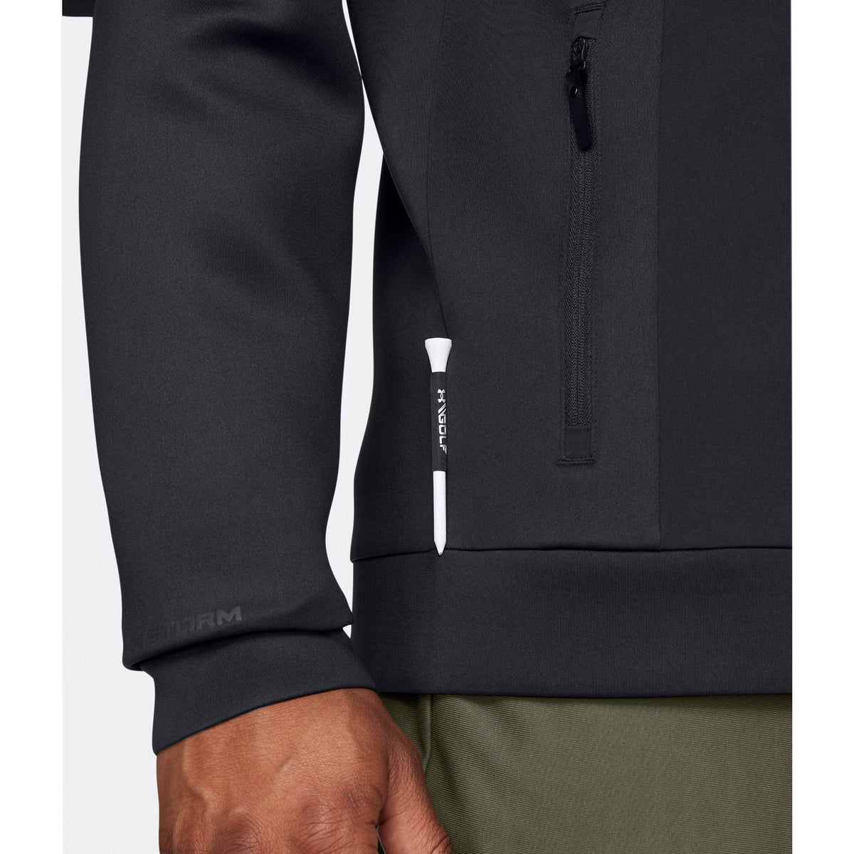 Under Armour Drive Pro Storm Hybrid Golf Jacket - Black