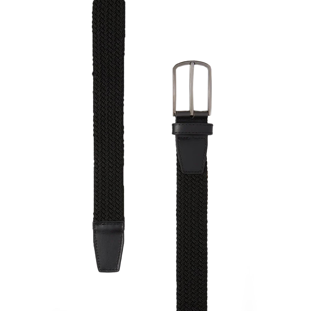 Lyle & Scott gewebter Golfgürtel - Jet Black