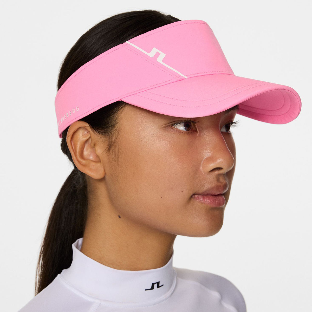 J.Lindeberg Women's Yadina Golf Visor - Eosine Pink