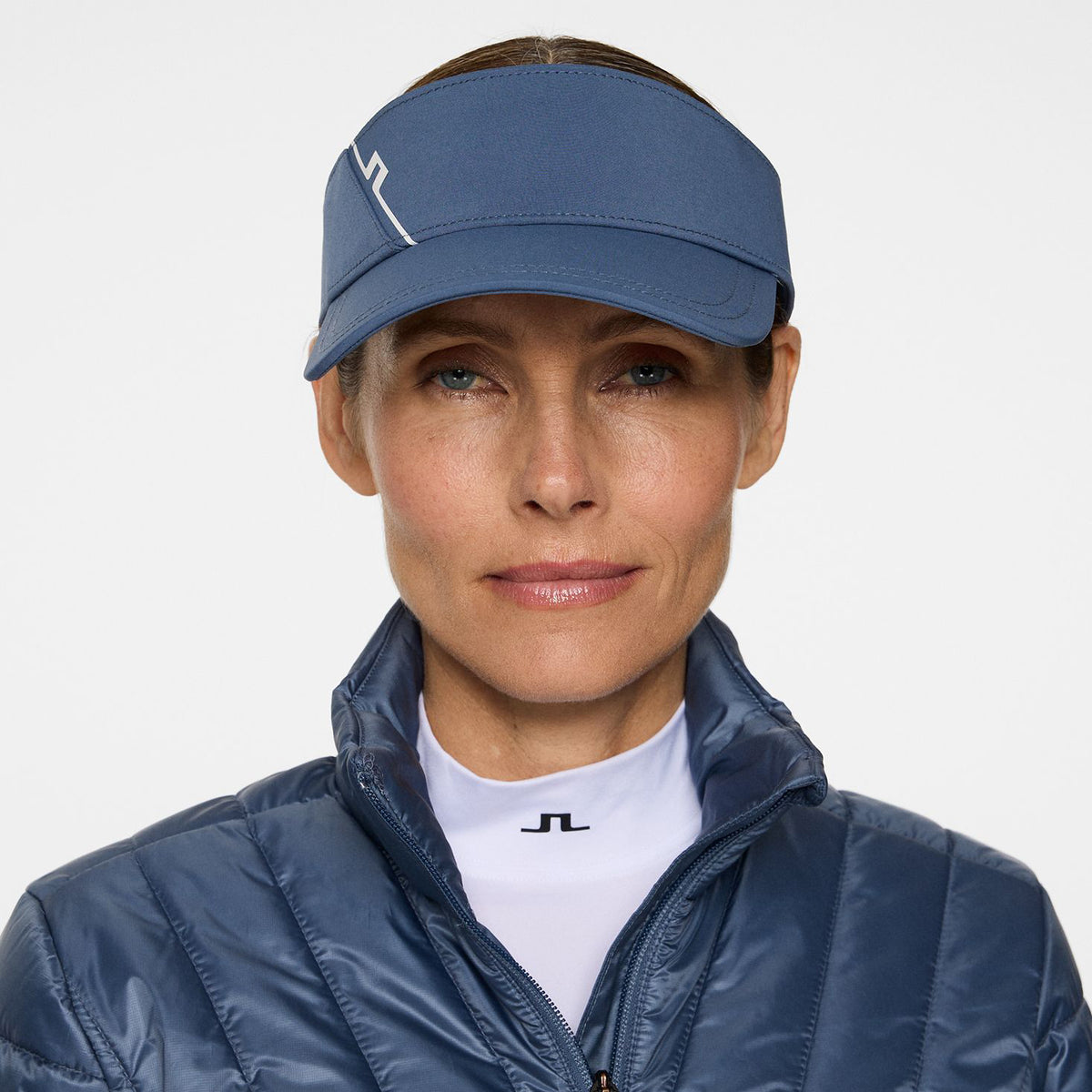 J.Lindeberg Women's Yadina Golf Visor - Vintage Indigo