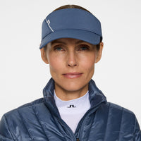 J.Lindeberg Women's Yadina Golf Visor - Vintage Indigo