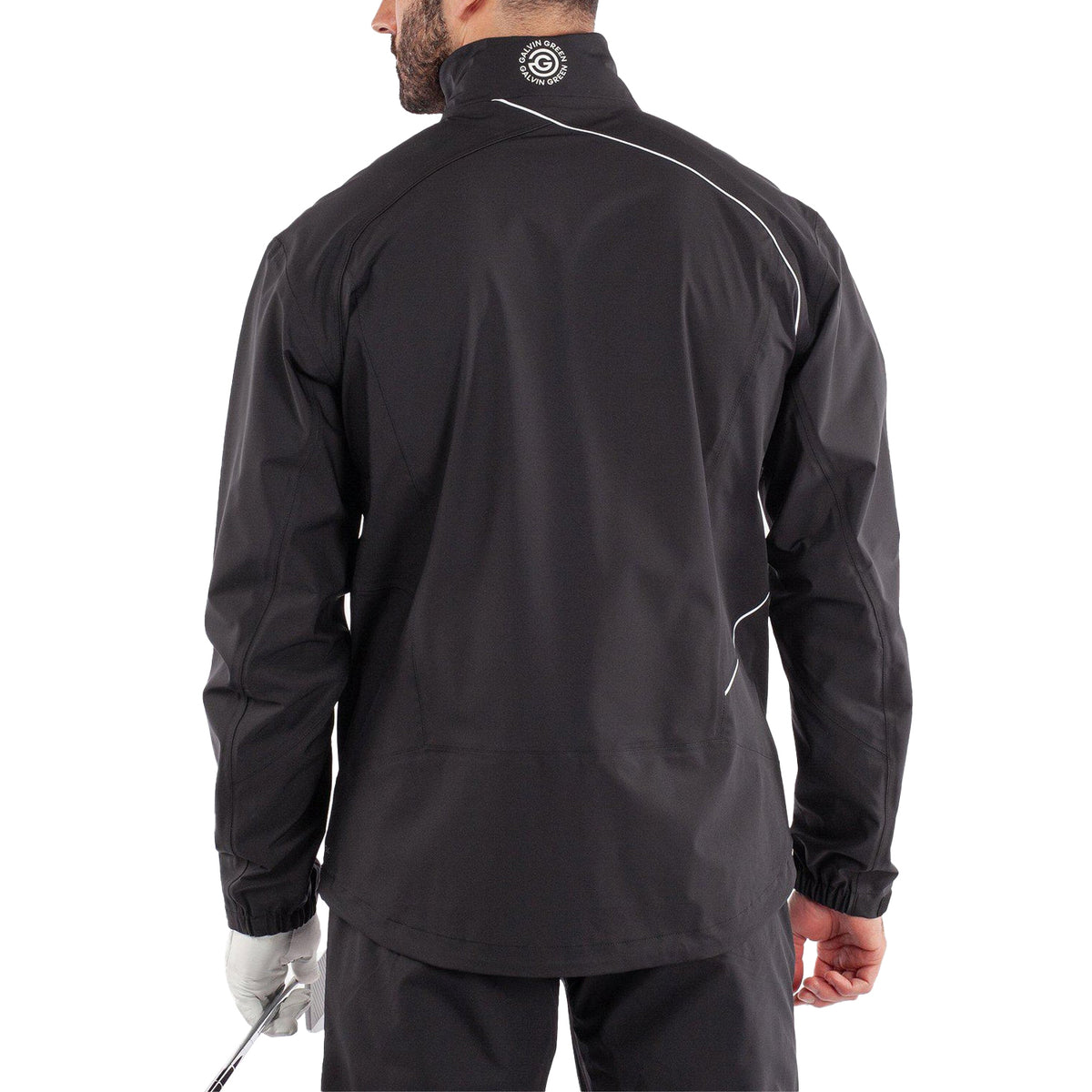 Galvin Green Ames wasserdichte Golfjacke - Schwarz/Weiß
