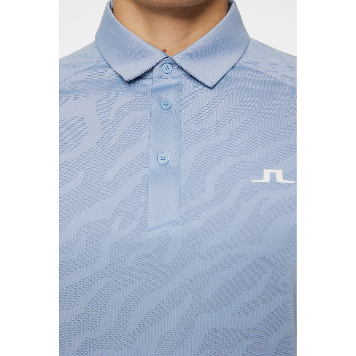 J.Lindeberg Wilhelm Polo Golf Shirt - Rain Washed