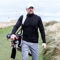 Galvin Green Drake Isolier 1/4 Reißverschluss mittelschicht - schwarz