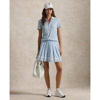 RLX Ralph Lauren 4 -Wege -Stretch -Falten -Golf -Skort - kalte Frühling/Keramik Weiß