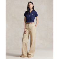 Polo Performance Ralph Lauren Frauen Baumwolle maßgeschneiderte Fit Polo -Hemd - Französische Marine