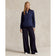 RLX Ralph Lauren Frauen coole Wolle Hybrid Performance Vollzipjacke - Französische Marine