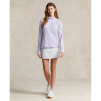 Rlx Ralph Lauren Frauen Trikots -Viertel Zip Golf Pullover - Blume Purpur/Weiß