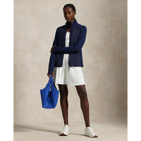 RLX Ralph Lauren Frauen coole Wollhybrid -Performance Vollzip -Jacke - Refined Navy