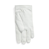 RLX Ralph Lauren Performance Cabretta Leder Golf Handschuh rechts - Keramik Weiß