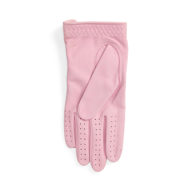 RLX Ralph Lauren Frauen Performance Cabretta Leder Golfhandschuh links - Garten rosa