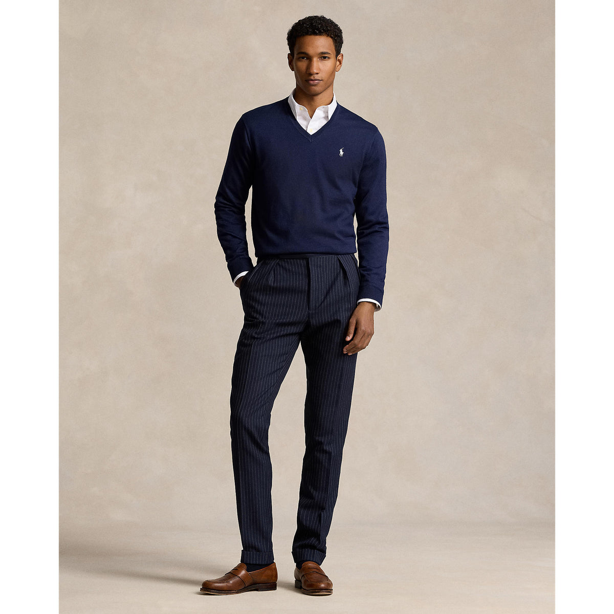 Polo Performance Ralph Lauren Performance V -Neck Golfpullover - Raffinierte Marine