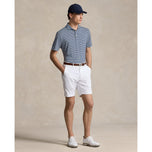 Rlx Ralph Lauren Streifen Leichter Luftstrom -Golfpolo -Hemd - Estate Blue Multi