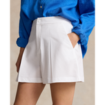 Rlx Ralph Lauren Frauen Performance Falten Golfshorts - rein weiß