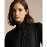 RLX Ralph Lauren Frauen hybrid Leistung Vollzipjacke - Polo Schwarz