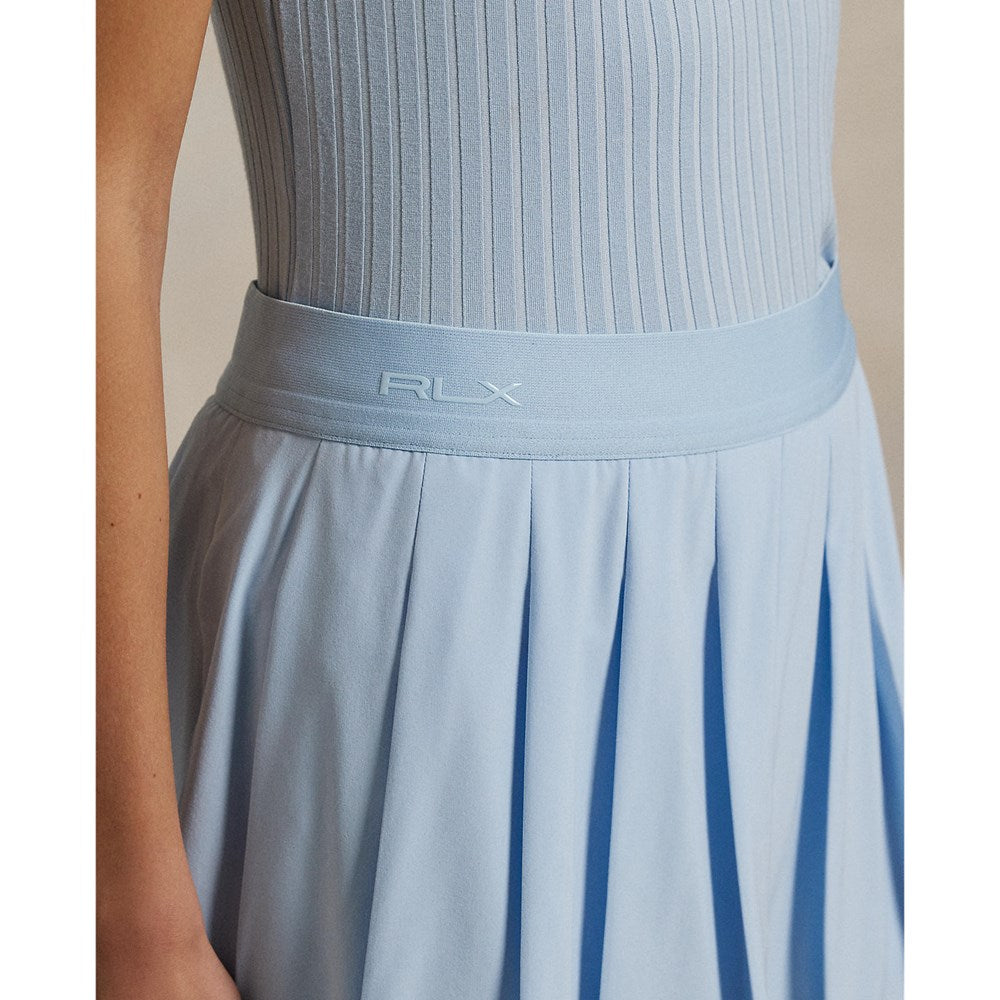 RLX Ralph Lauren 4 -Wege -Stretch -Falten -Golf -Skort - kalte Frühling/Keramik Weiß