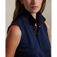 Rlx Ralph Lauren ärmellose Tour Performance Polo Shirt - Marine