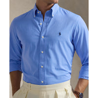 Polo Performance Ralph Lauren Classic Fit Performance Twill Shirt - Harbor Island Blau