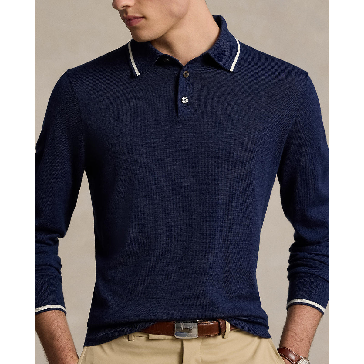 RLX Ralph Lauren Performance Polo -Krieger -Golfpullover - Raffinierte Marine