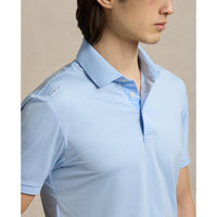 Rlx Ralph Lauren Leichtes Luftstrom -Jersey Golf Polo -Hemd - Büroblau