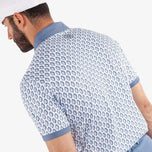 Galvin Green Maxwell Golfhemd - Mondlicht Blau/Weiß